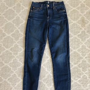 7 for all mankind high-rise jeans
